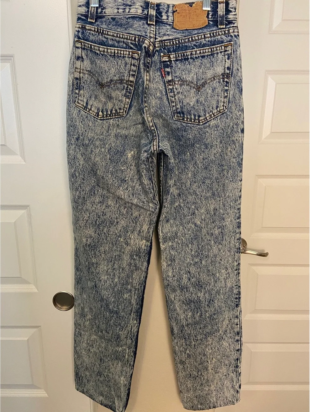 Levi's Vintage Acid Wash Jeans W27 L32 Made in USA